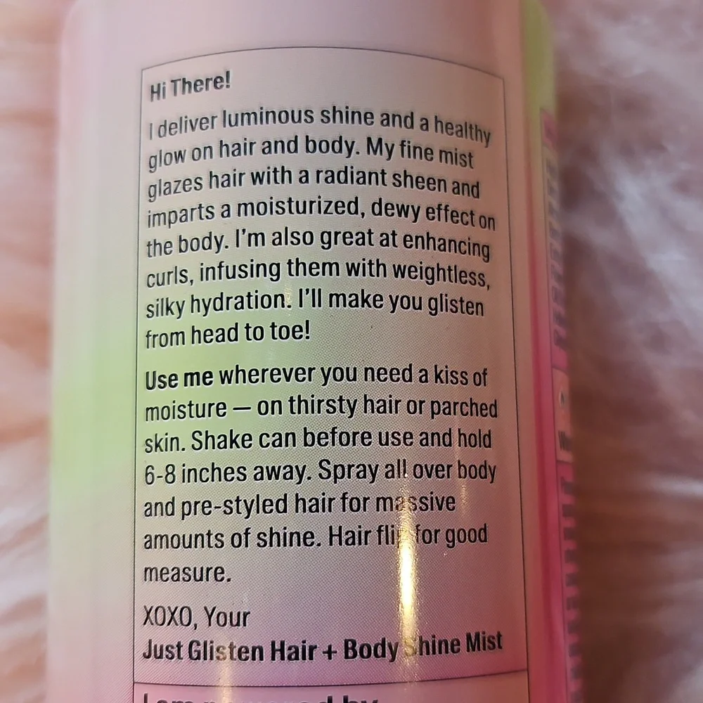 🆕️Eva NYC ✨️Just Glisten ✨️Hair and Body Shine Mist